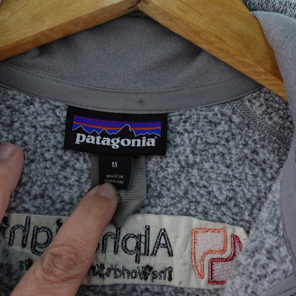 Patagonia Better Sweater Womens L 1/4 Zip Pullover Heather Gray Outdoor Camp‎ - Picture 4 of 8
